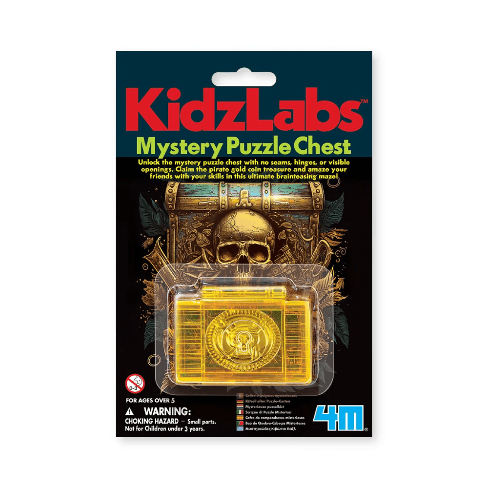 4M KidzLabs Mystery Puzzle Chest Set