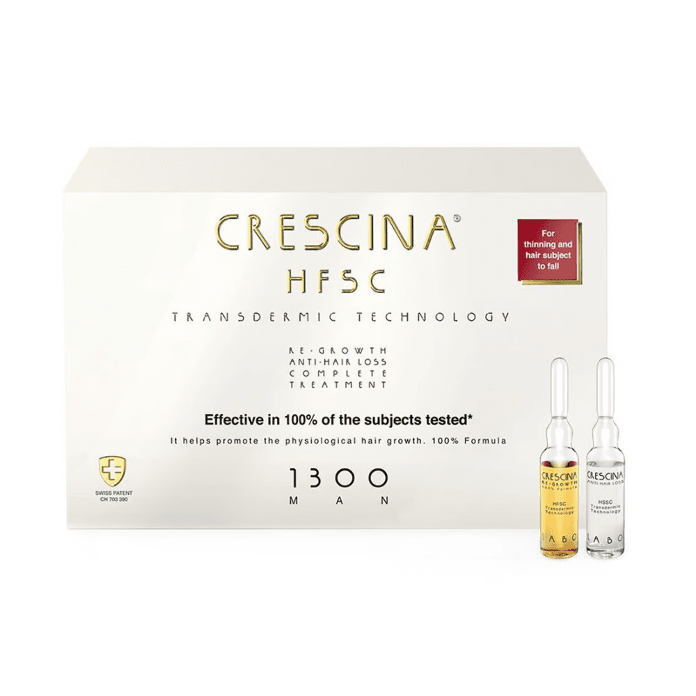 Crescina HFSC Transdermic Man 1300 Hair Loss Treatment Ampoules 20S