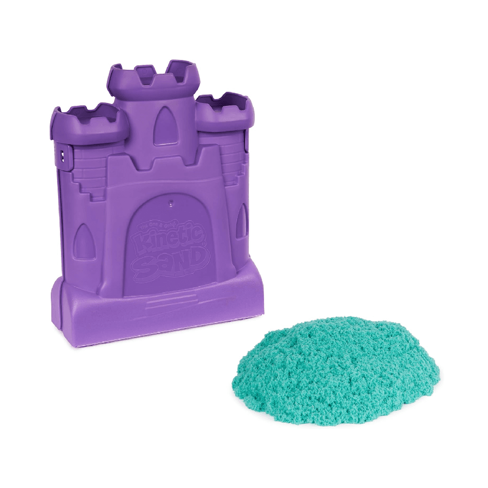 Spin Master Kinetic Sand Castle Case Playset 400g - Teal