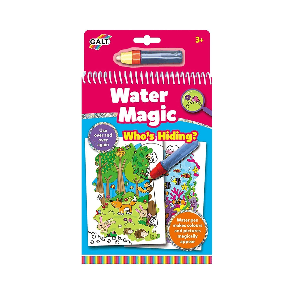 Galt Who's Hiding Water Magic Coloring Book Set