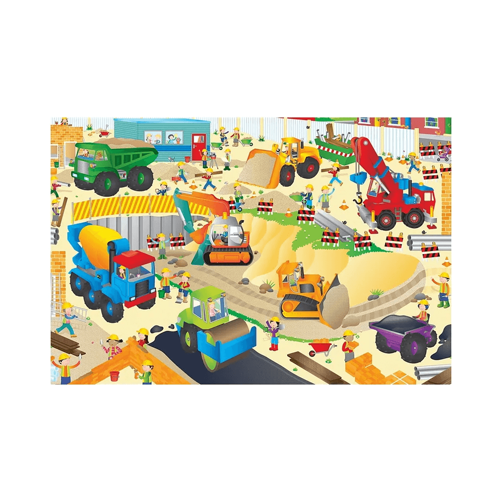 Galt Construction Site Giant Floor Puzzle Set