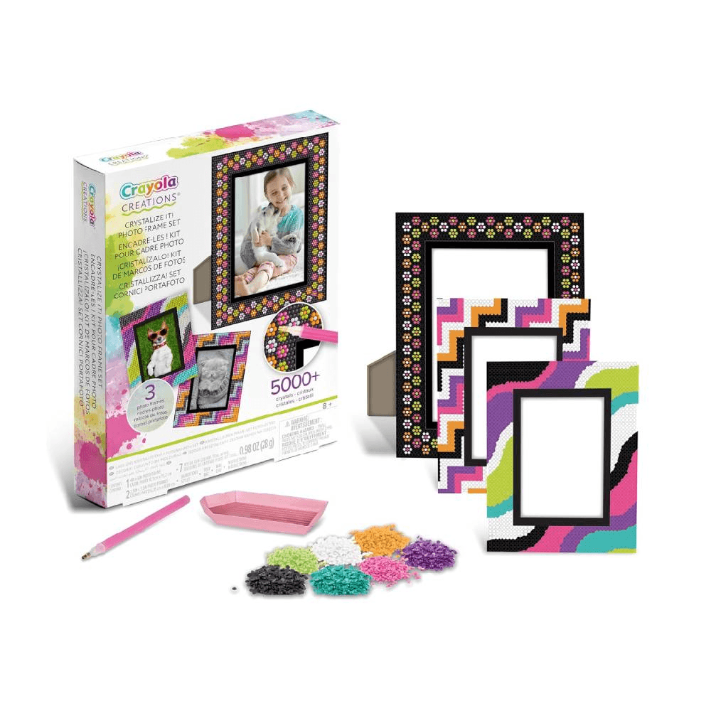 Crayola Creations Crystalize Photo Frame Set 8+ Years