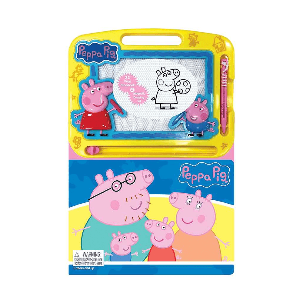 Peppa Pig Learning Series Drawing Board Book With Magnetic Pad