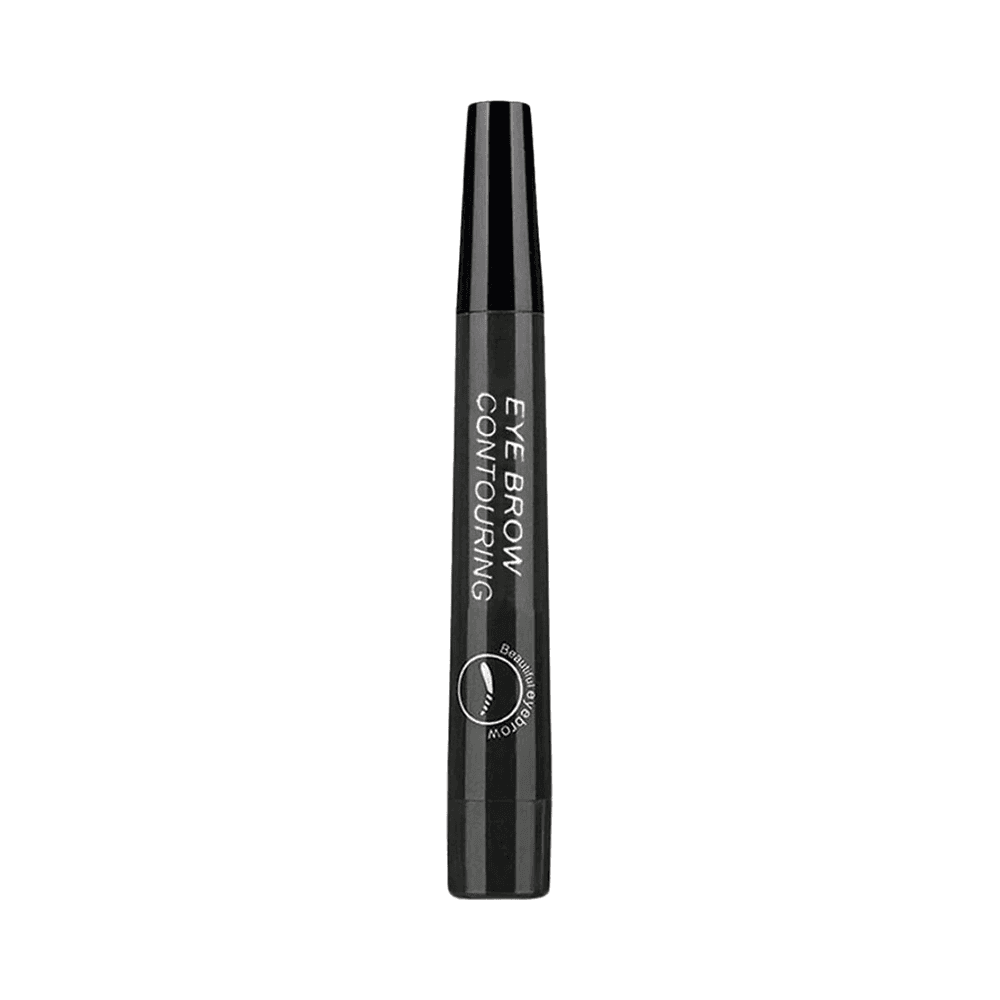 Waterproof Liquid Eyebrow Pen: Long-Lasting, Smudge-Proof Brow Makeup (Black 5)