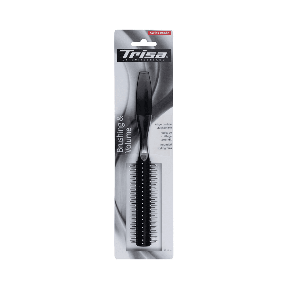 Trisa Small Round Plastic Pin Hair Brush  1 PC