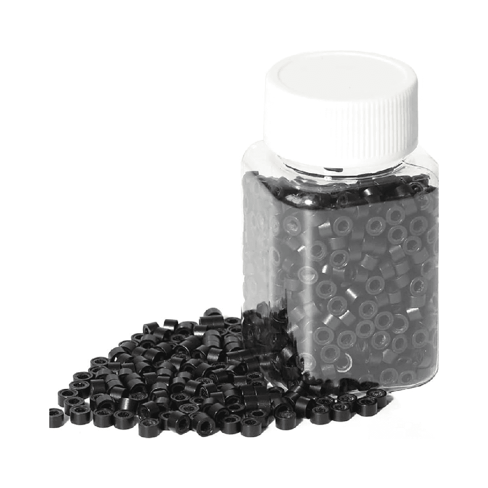 Micro Rings Links Beads Silicone Hair Extensions (10 pieces)