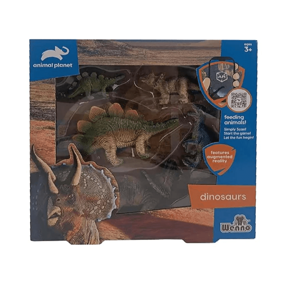 Wenno Animal Planet Dinosaurs Window Box 3+ Years 5Pcs