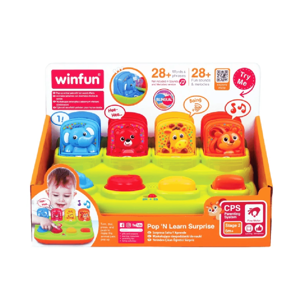 Winfun Pop 'N Learn Surprise Toy 6+ Months