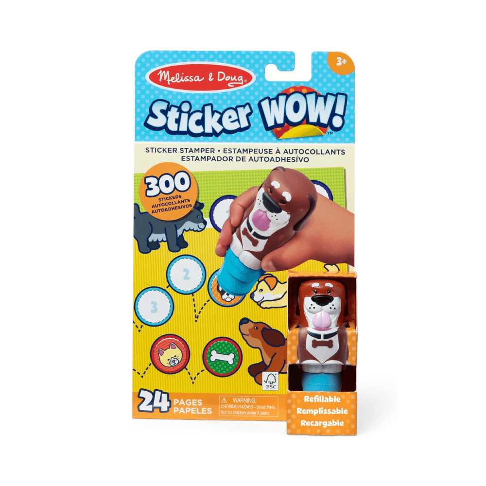 Melissa & Doug Wow Dog Activity Pad & Sticker Stamper