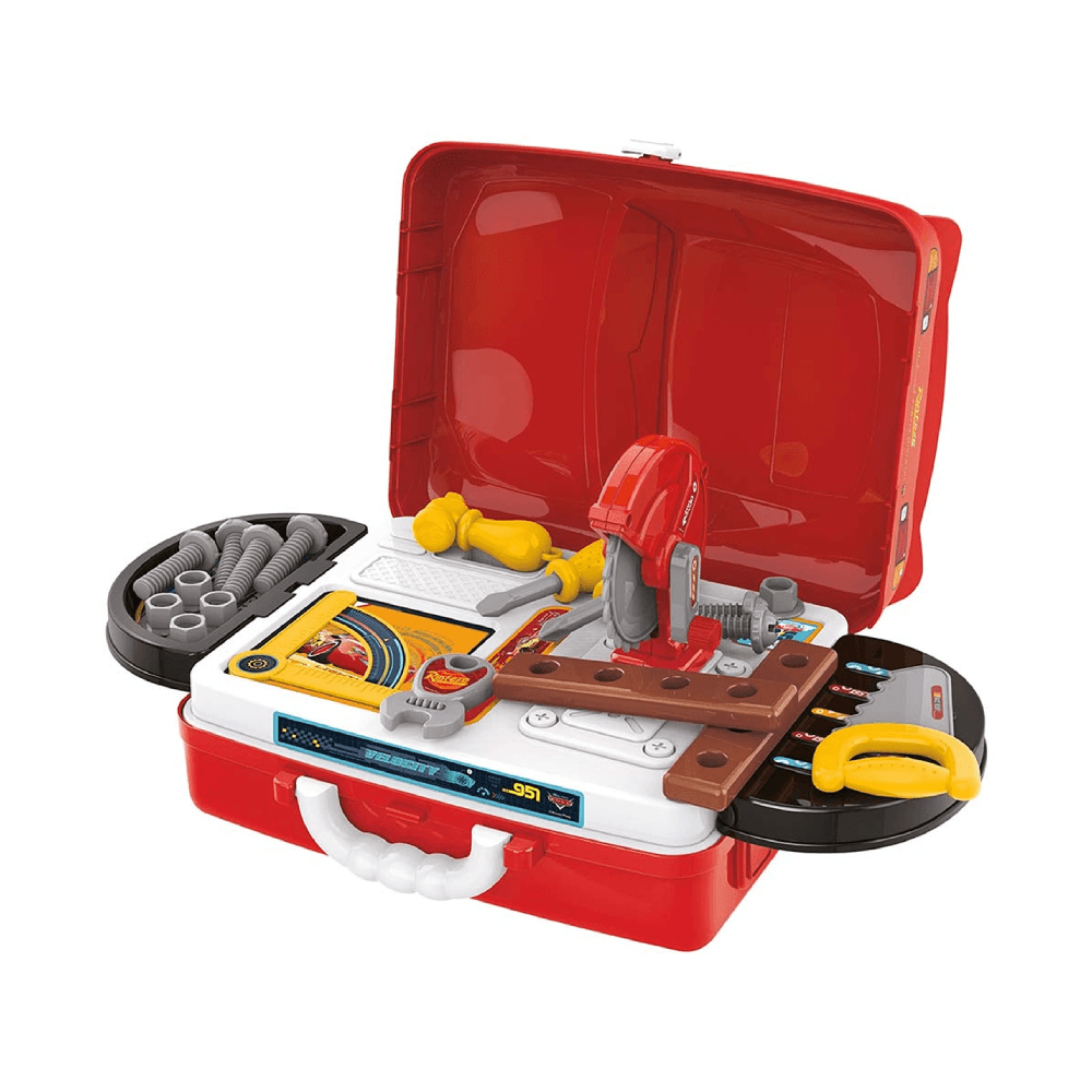 Disney Cars Construction Play Suitcase 3+ Years 32Pcs
