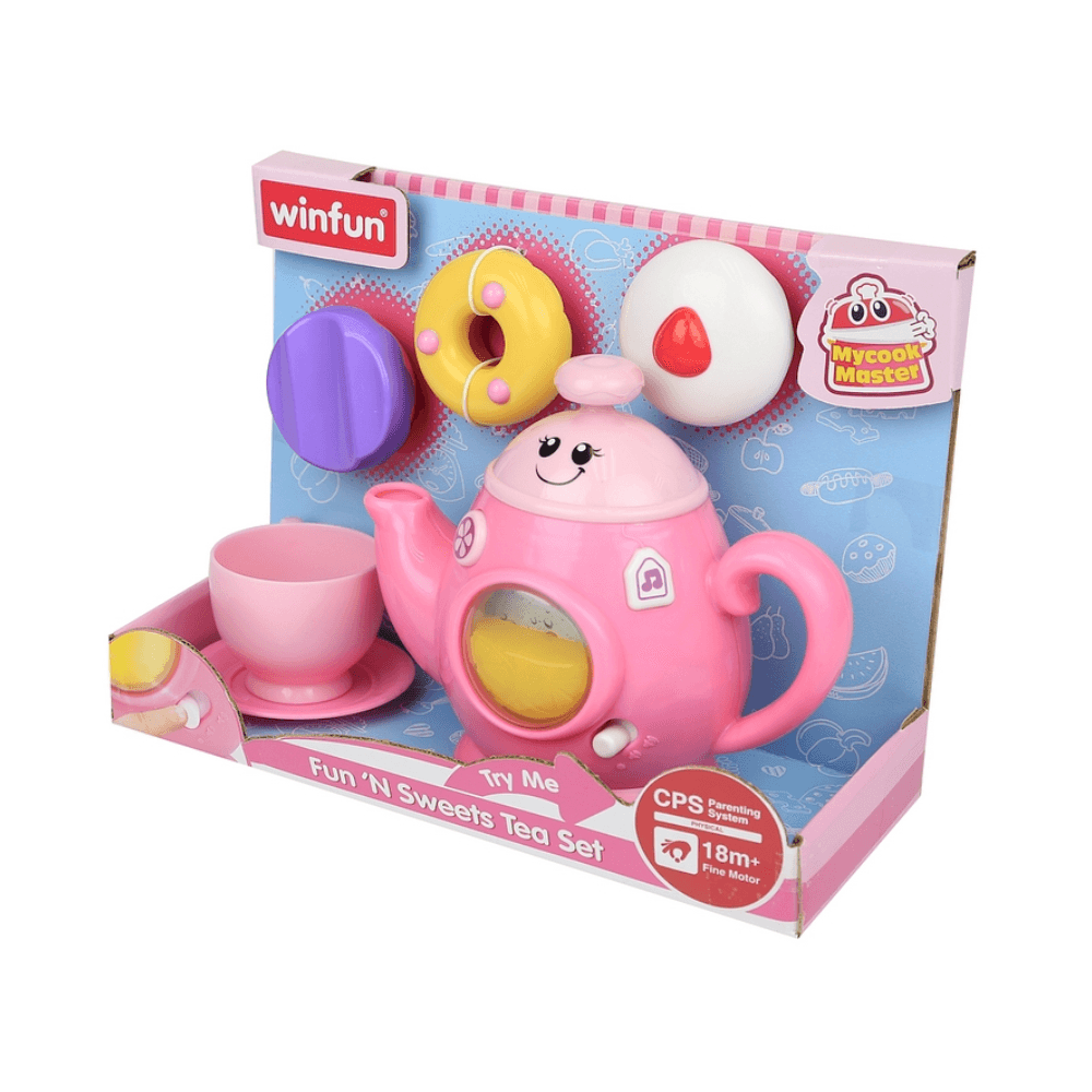 Winfun 'Fun N Sweets Tea Playset 18+ Months 7Pcs