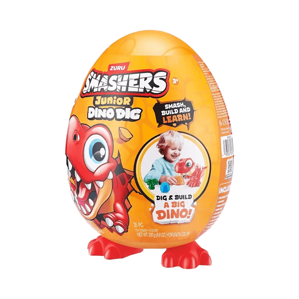 Smashers Junior Dino Dig Large Surprise Egg - Assorted