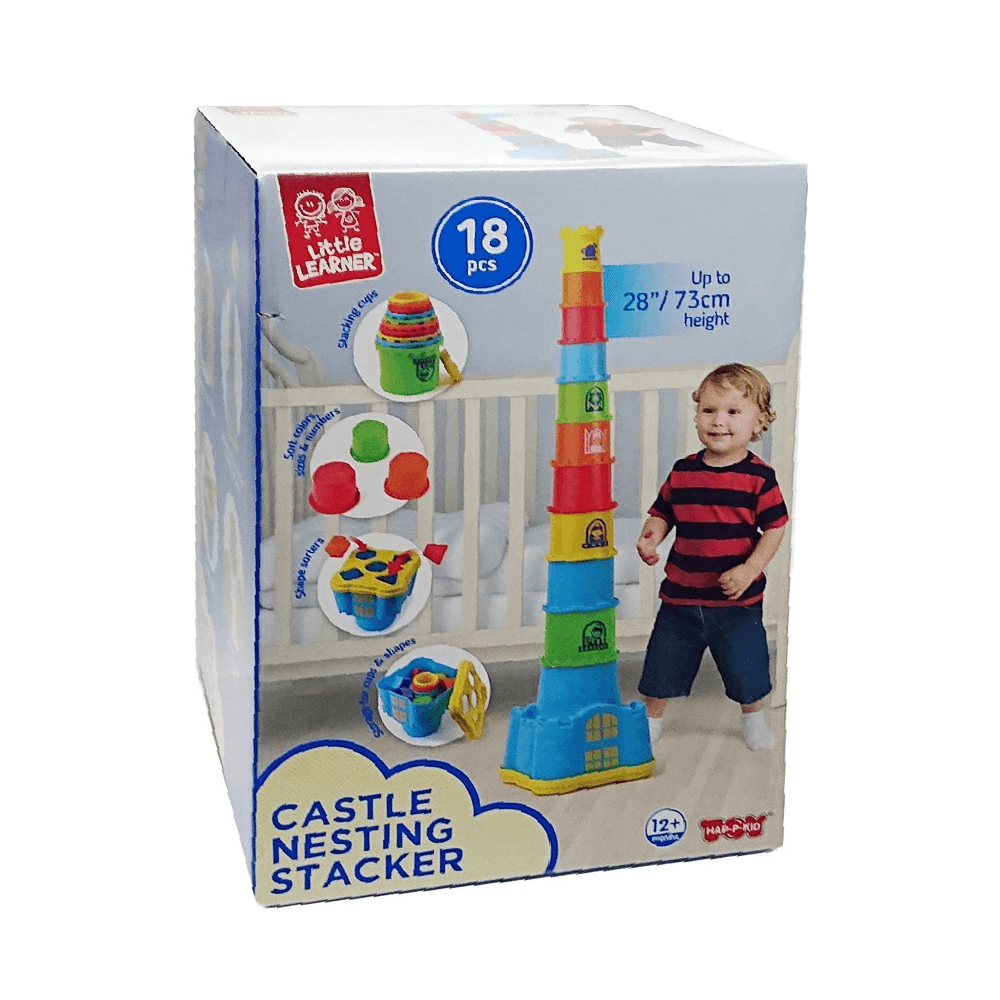 Little Learner Castle Nesting Stacker Pack 18Pcs 12+ Months