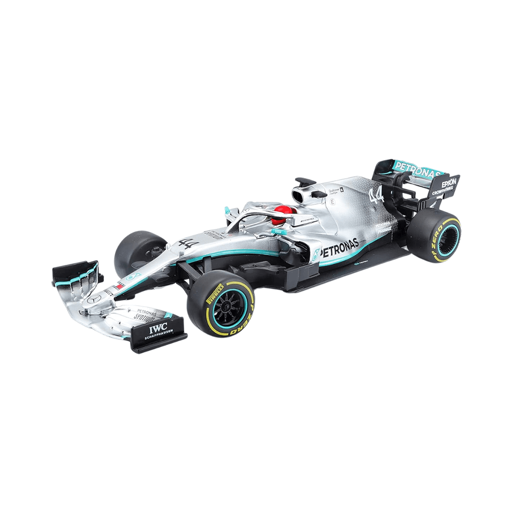 مايستو سيارة مرسيدس ايه ام جي F1 W10 EQ باور+ 2019 بتحكم لاسلكي بمقياس 1:24 قابلة للشحن عبر يو اس بي