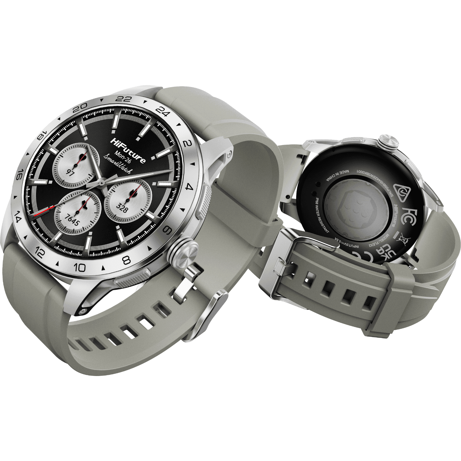 Hifuture Flex2 Smart Watch - Silver