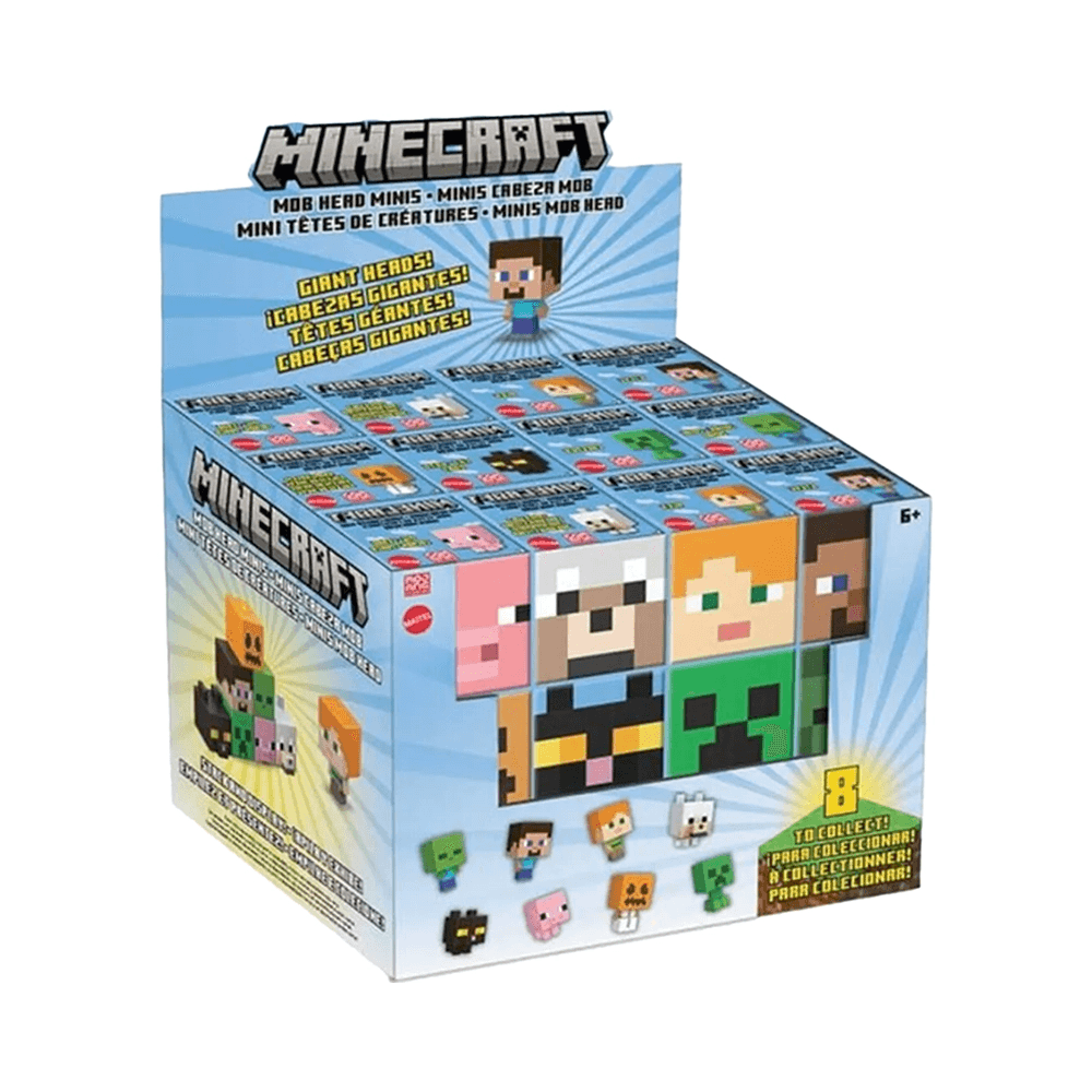 Minecraft Mob Head Minis Action Figure Assorted