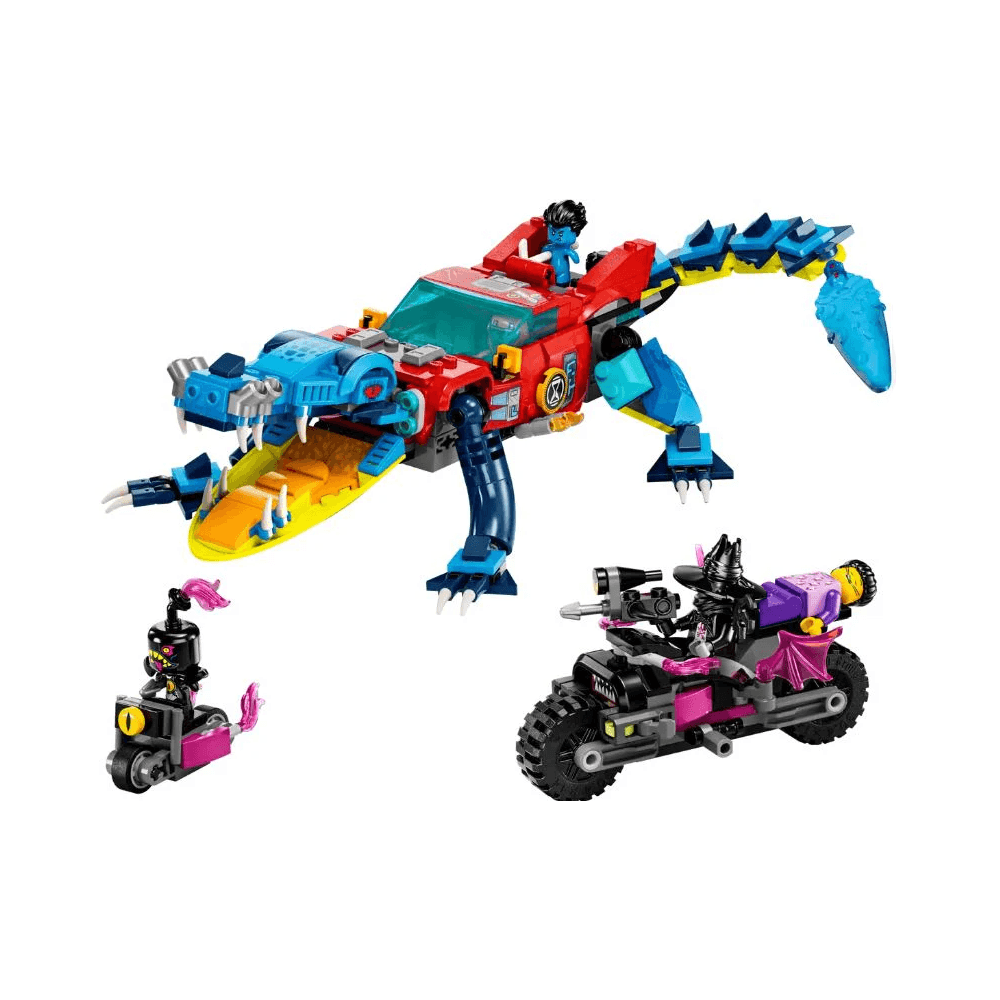 LEGO 71458 DREAMZzz Crocodile Car Building Toy Set 494Pcs
