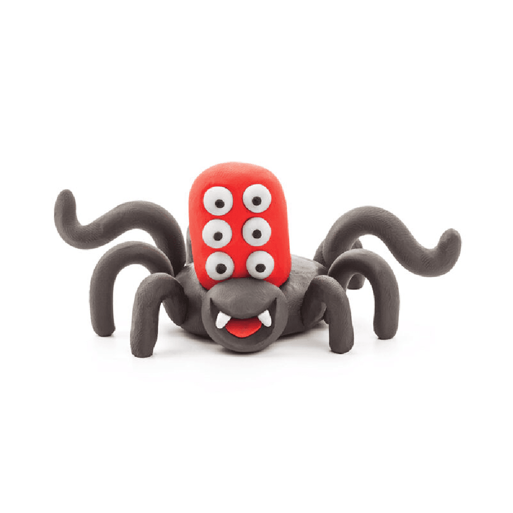 Hey Clay Bugs: Spider, Caterpillar, Mantis Air-Dry Clay DIY Kit 6Pcs