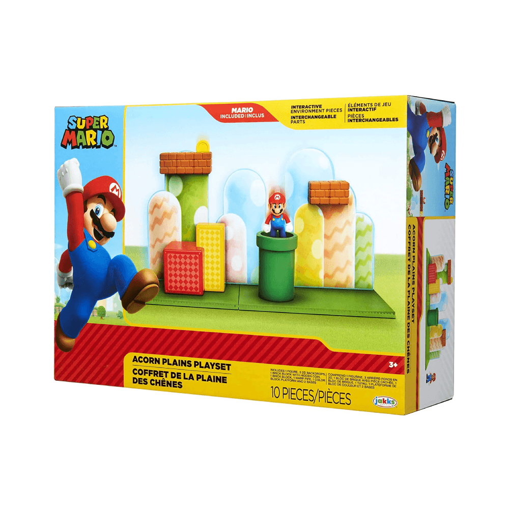 Jakks Nintendo Super Mario Acorn Plains Figure Playset
