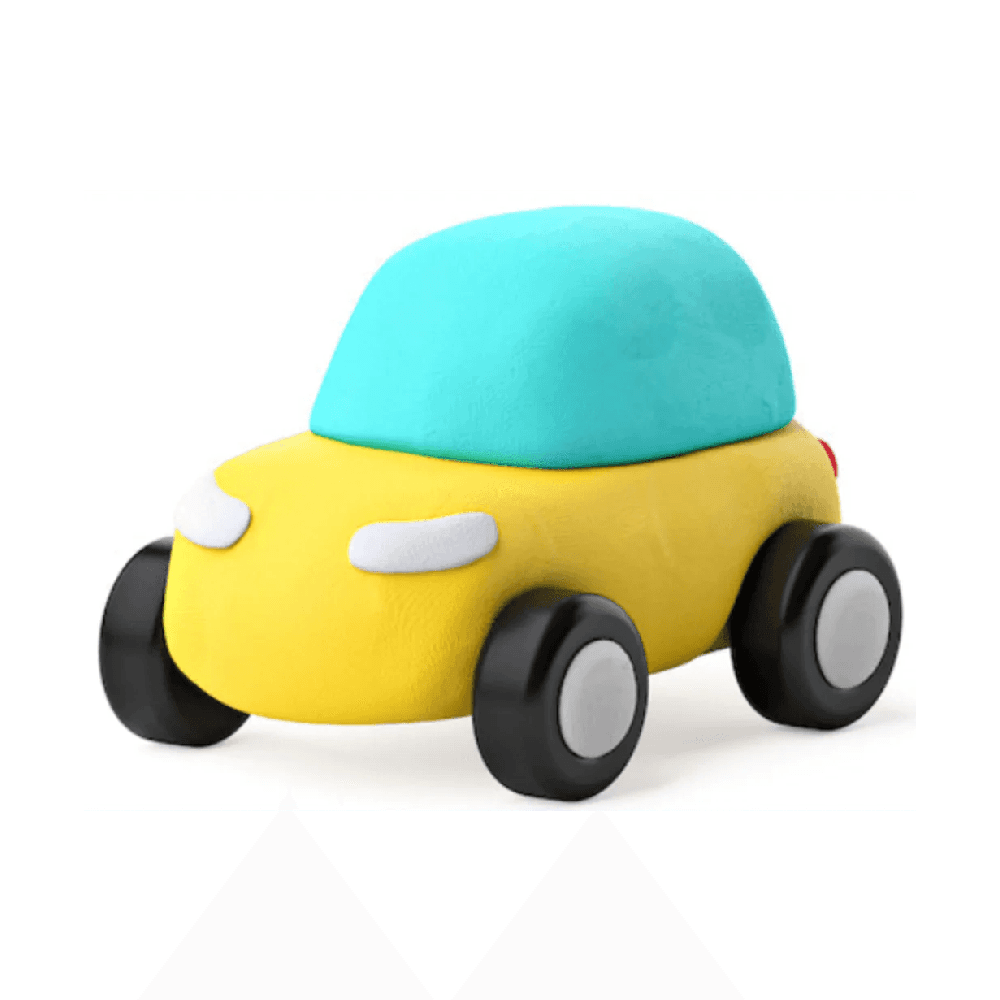 Hey Clay Eco Cars Air-Dry Clay DIY Kit 6Pcs