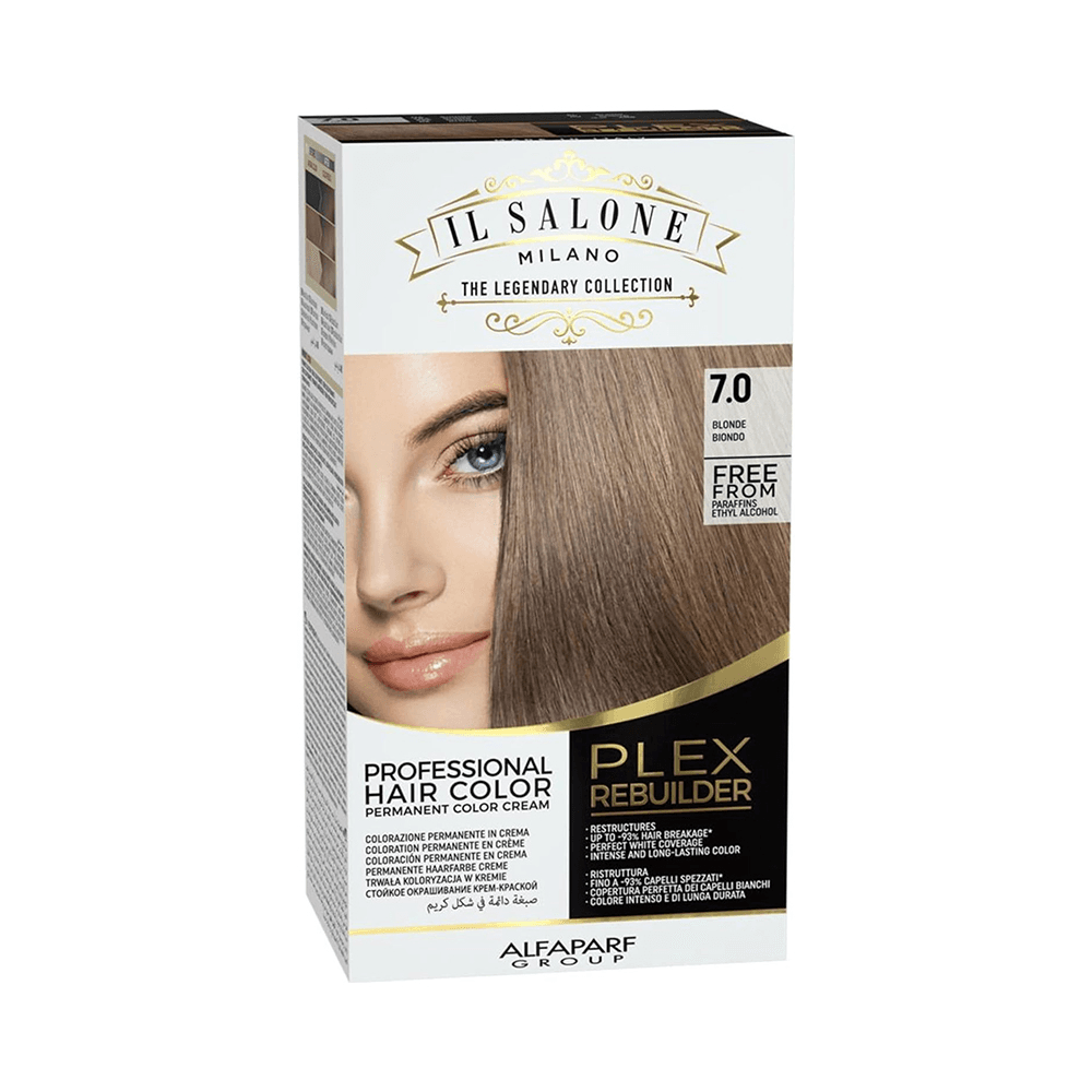 AlfaParf Plex Rebuilder Permanent Hair Color no: 7 Blonde