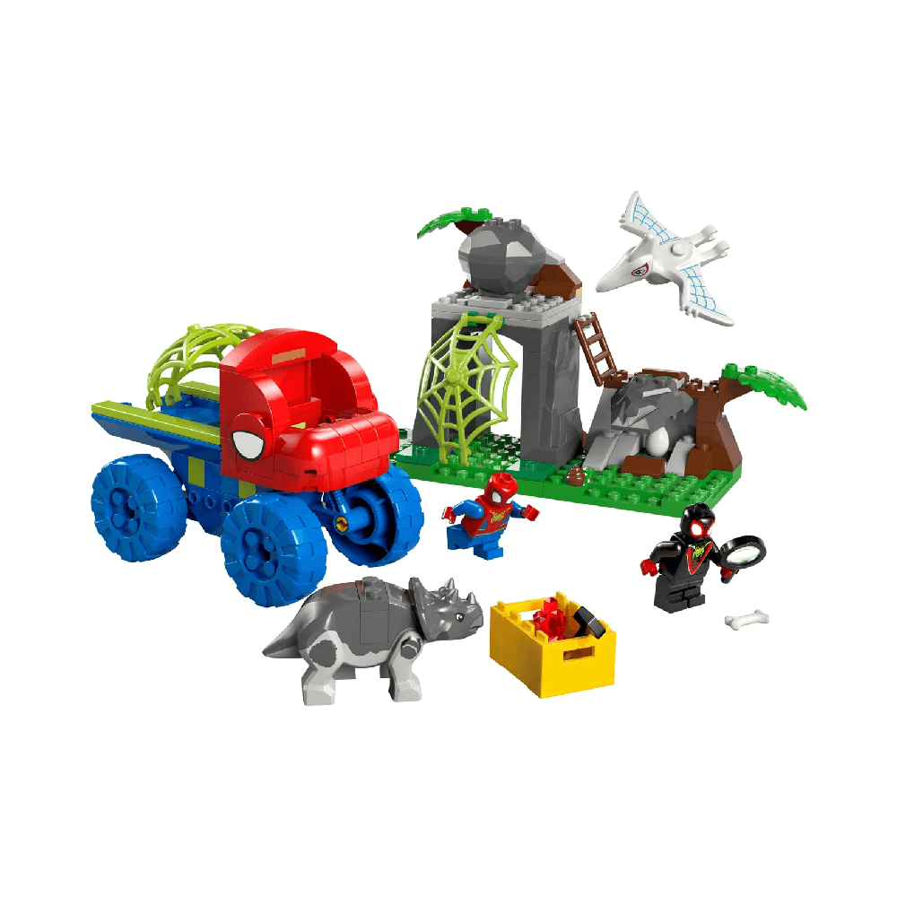 Lego Marvel Spidey & His Amazing Friends Team Spidey Dino Crawler Rescue Building Set 136Pcs 4+ Years 11199