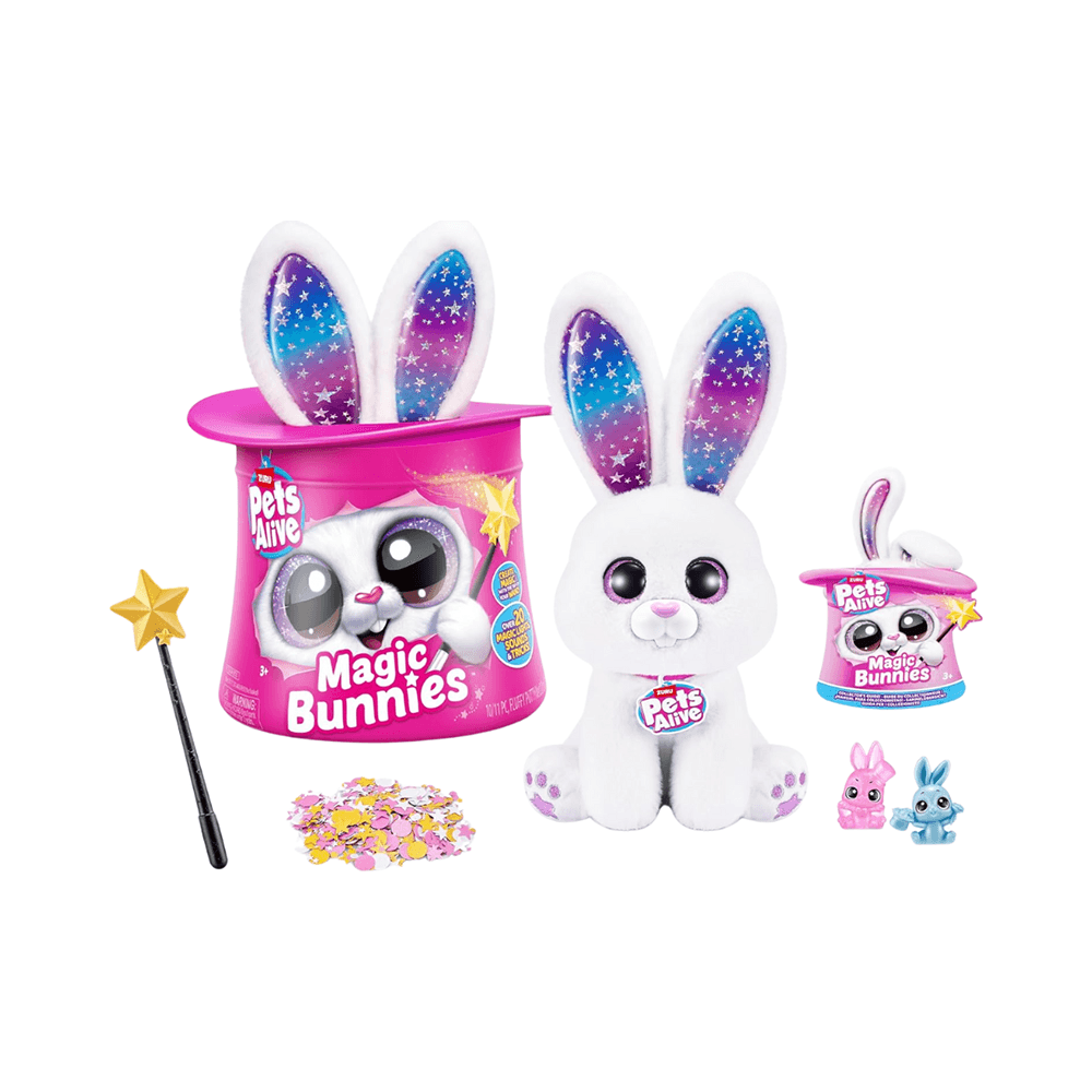 Zuru Pets Alive Magic Bunny Surprise Plush Toy - Assorted
