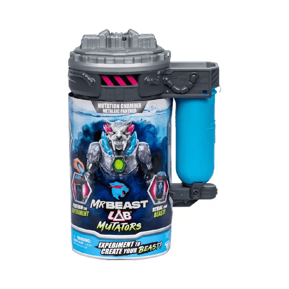 MrBeast Lab Mutators Metallic Panther Action Figure 13cm