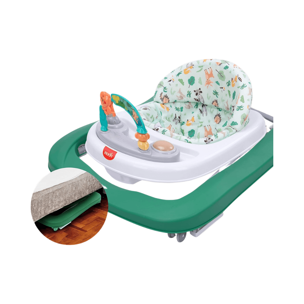 Moon Juvenile Stride Baby Walker-Green