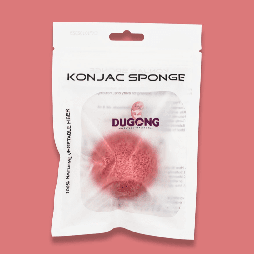 Round shape Konjac Sponge (Pink)