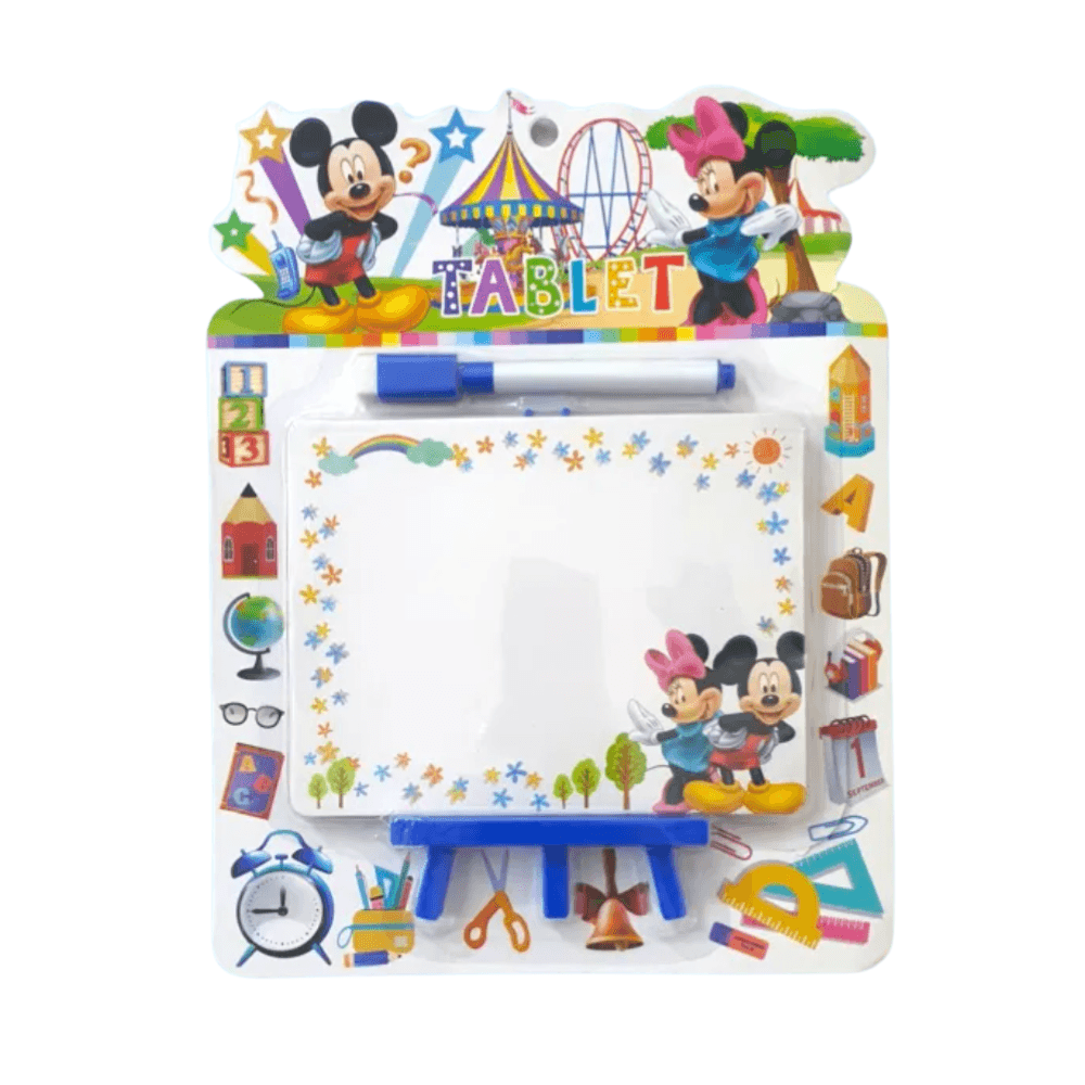 Kids Educational Reusable Writing Board with Marker for 3+ Years