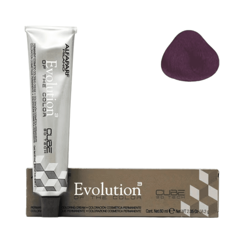 AlfaParf Evolution Cube No-5.22 light Intense violet Brown Permanent coloring cream 60ml