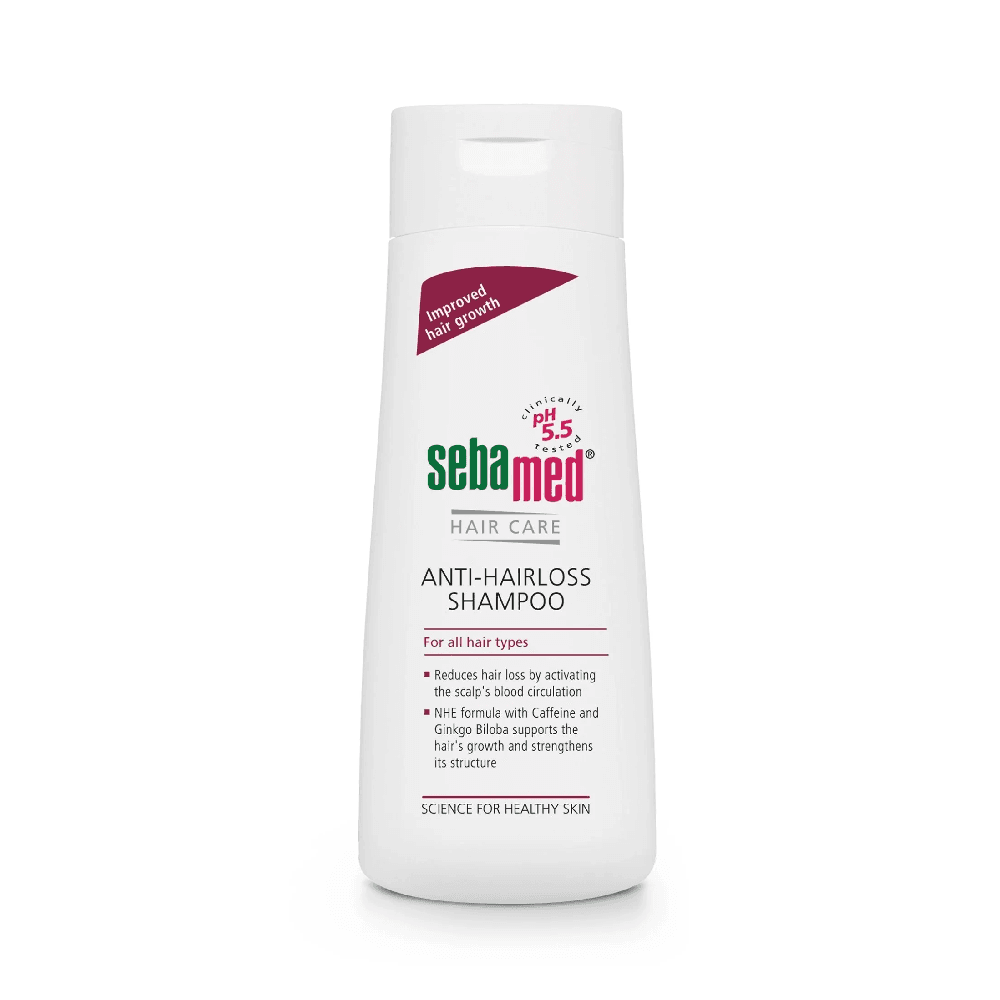 Sebamed Anti-hairloss shampoo reduces hair loss for all hair types 200ml