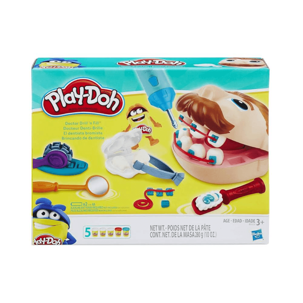 Hasbro MultiColor PlayDoh Drill N Fill Dentist Play Set