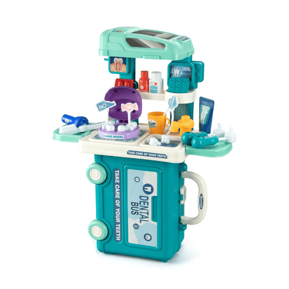 Dental Care Bus Playset 34Pcs