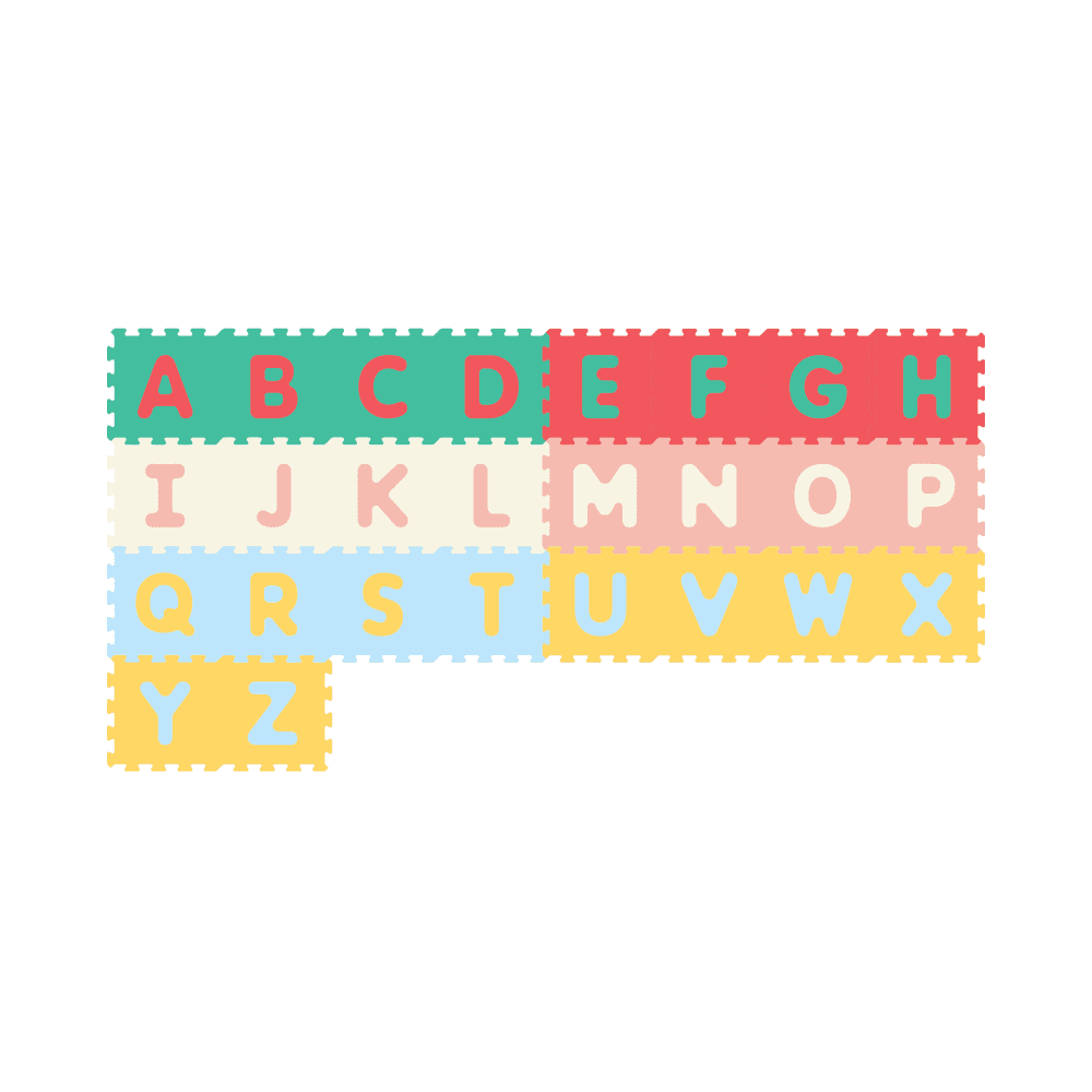 Sunta Multicolor Antibacterial Alphabet Puzzle Mat