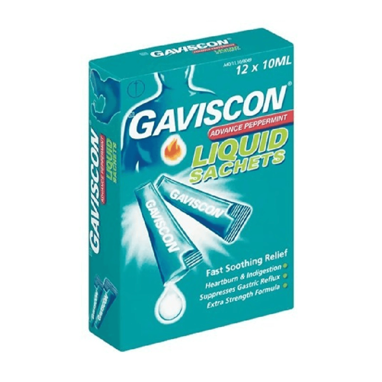 Gaviscon Peppermint Liquid Sachet 12S