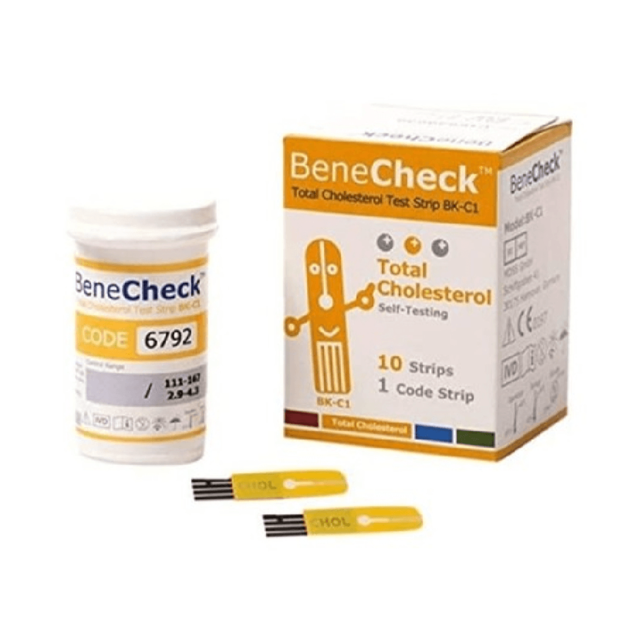 Benecheck Strips Cholesterol 10 Pc