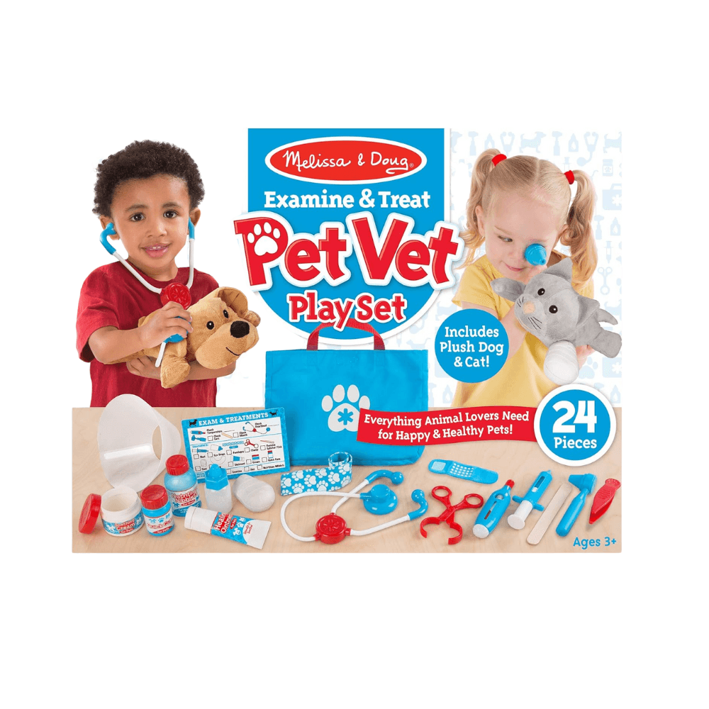 Melissa & Doug Examine & Treat Pet Vet Play Set