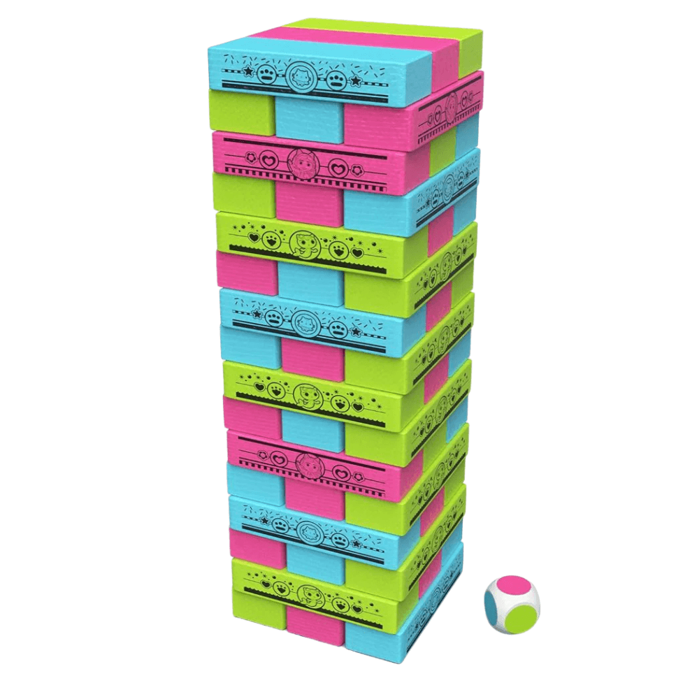 John Adams Gabby's Dollhouse Jumbling Tower Game 48Pcs
