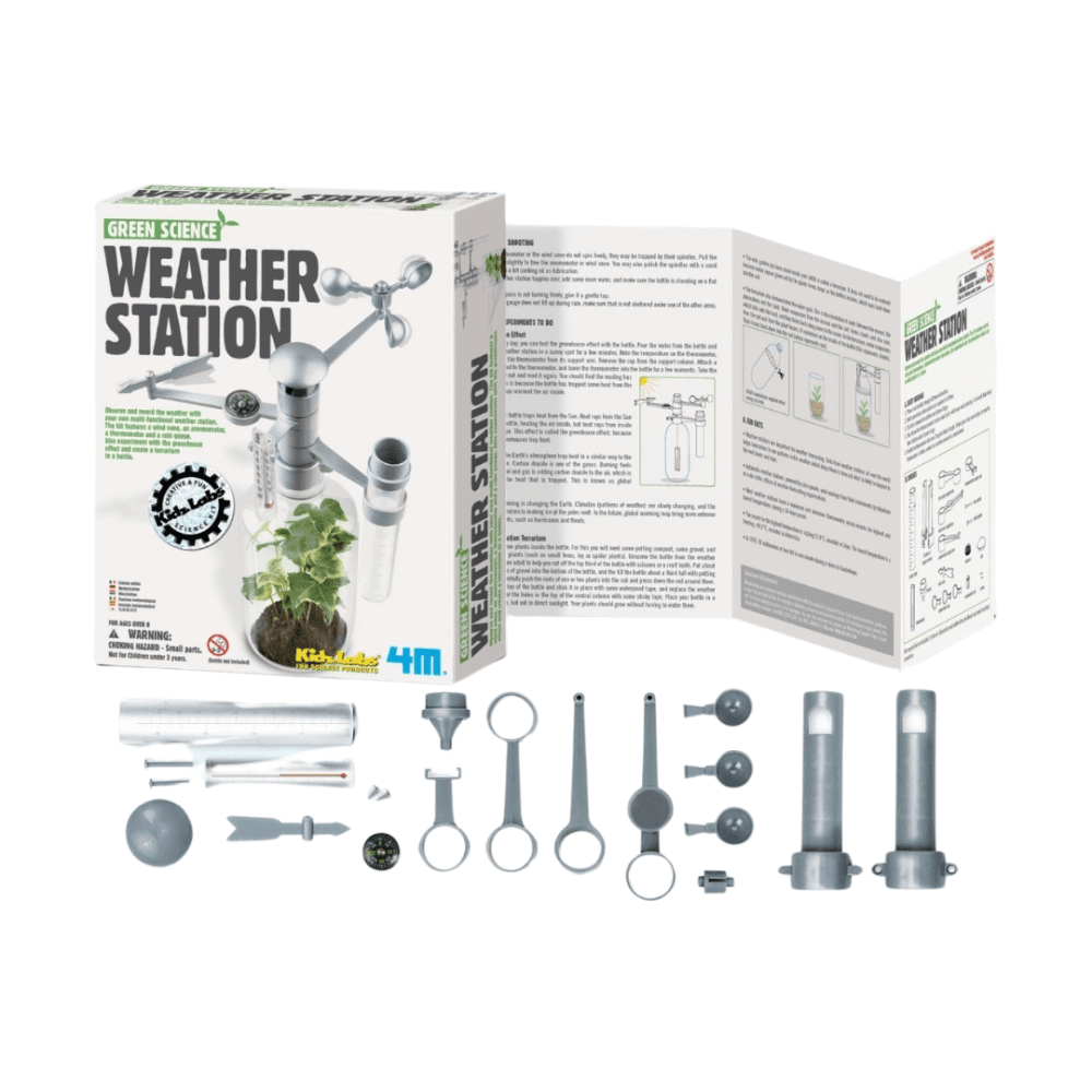 4M KidzLabs Green Science Weather Station Kit for 5+ Years