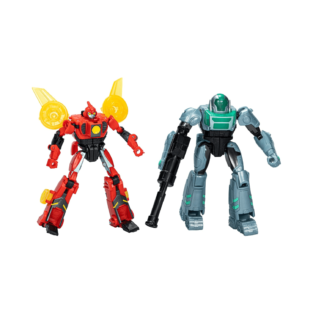 Hasbro Transformers Earthspark Cyber-Combiner Terran Twitch & Robby Malto Robot Action Figures 12.5cm 6+ Years
