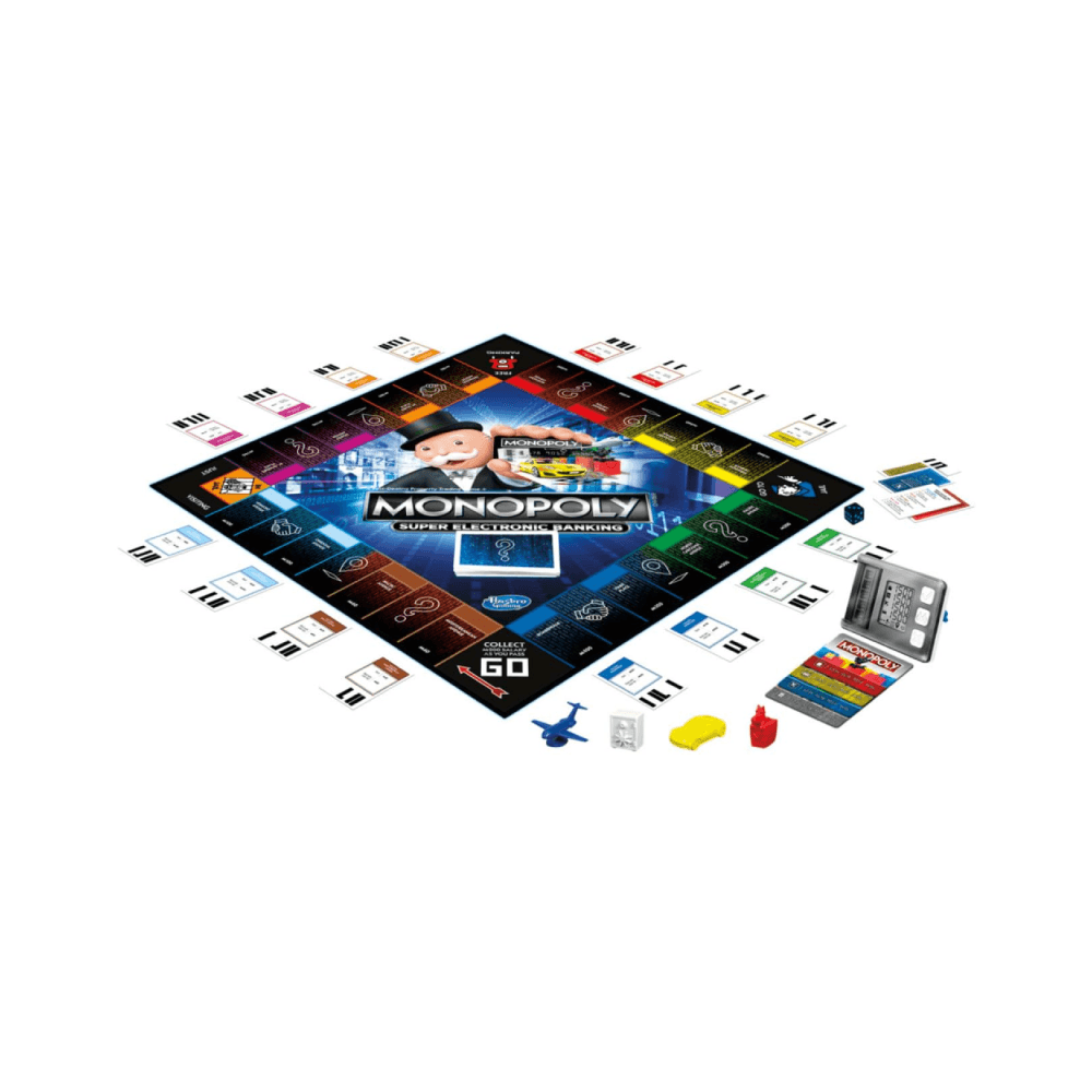 Hasbro Monopoly Super Electronic Banking Property Dealing Board Game