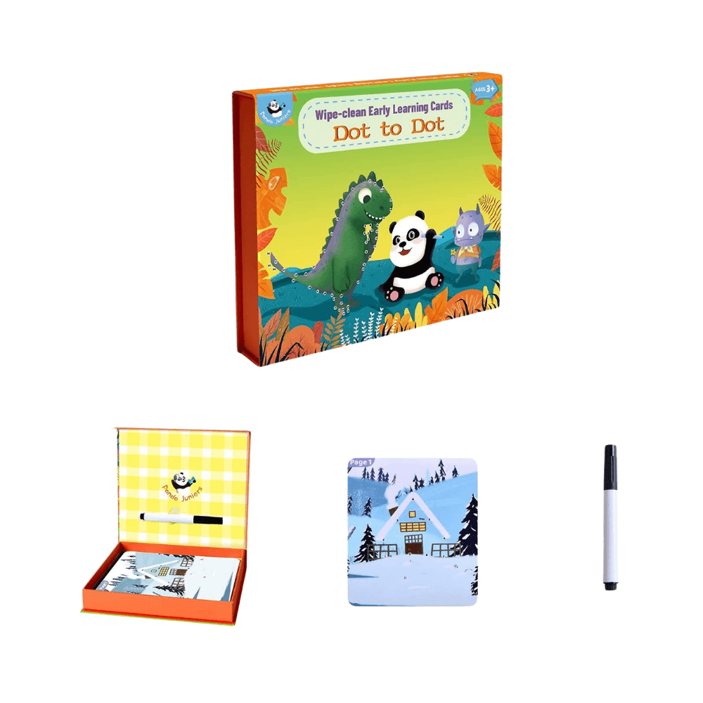Panda Juniors Wipe Clean Early Learning Cards
