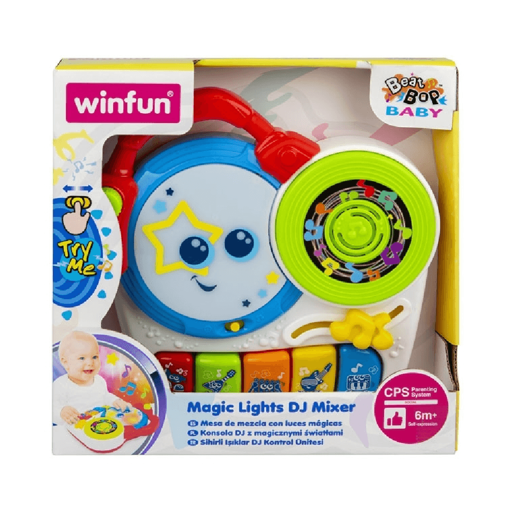 Winfun Magic Lights DJ Mixer Musical Toy 6+ Months
