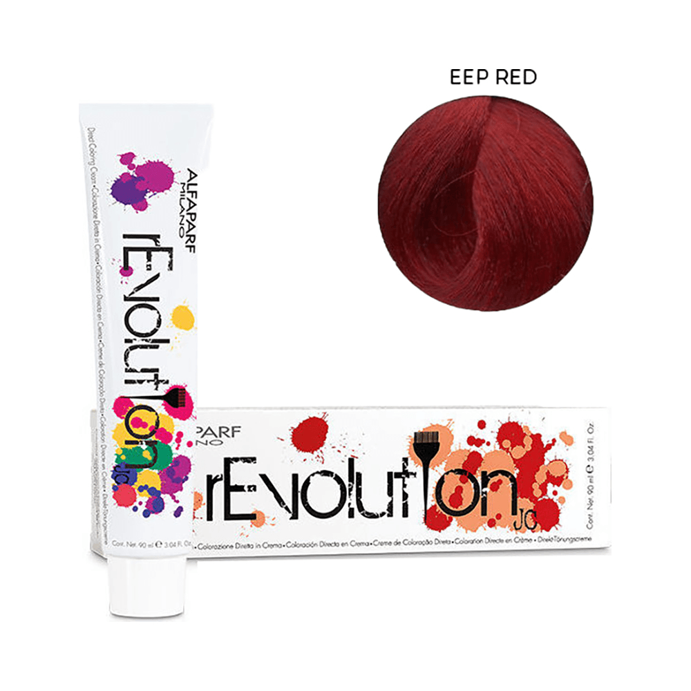 AlfaParf rEvolution JC Deep red Hair Coloring cream 90ml