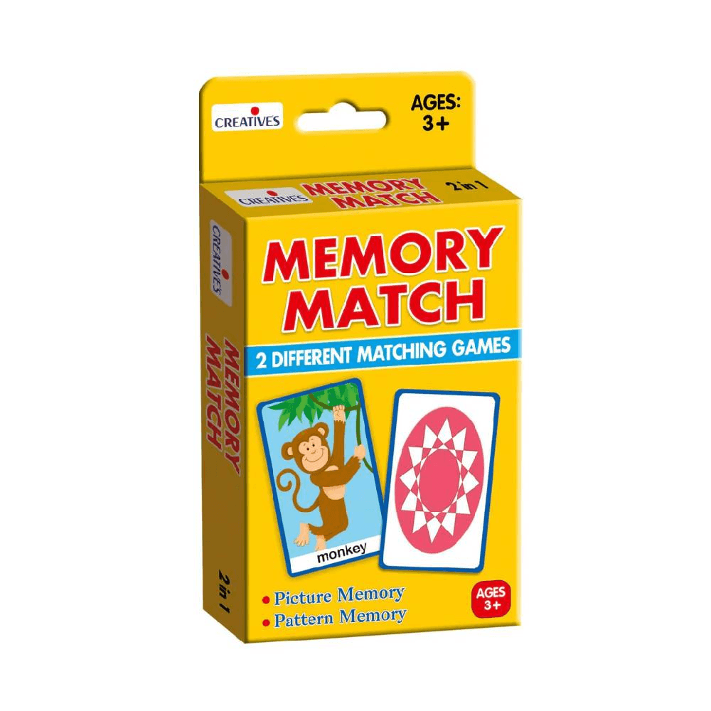 Creatives Memory Match Educational Flash Cards Game For Kids CE00372