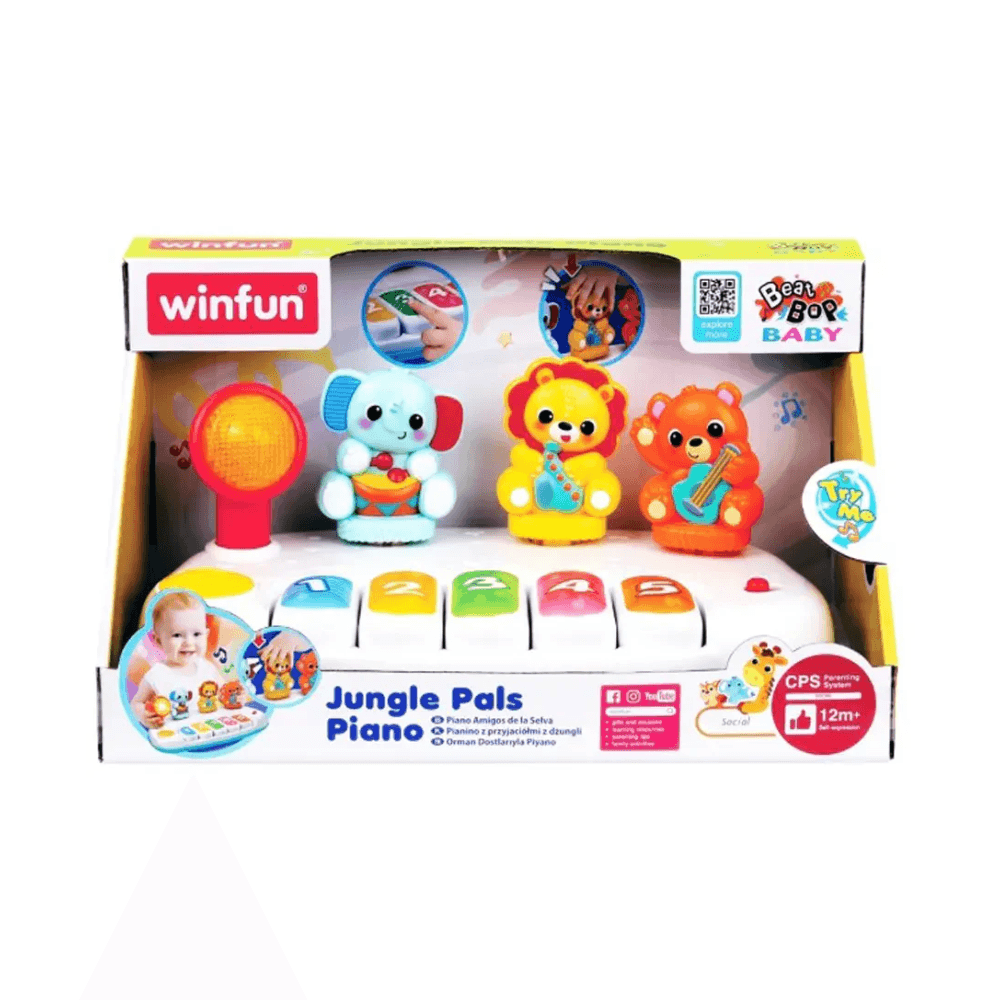 Winfun Jungle Pals Piano Musical Toy 12+ Months