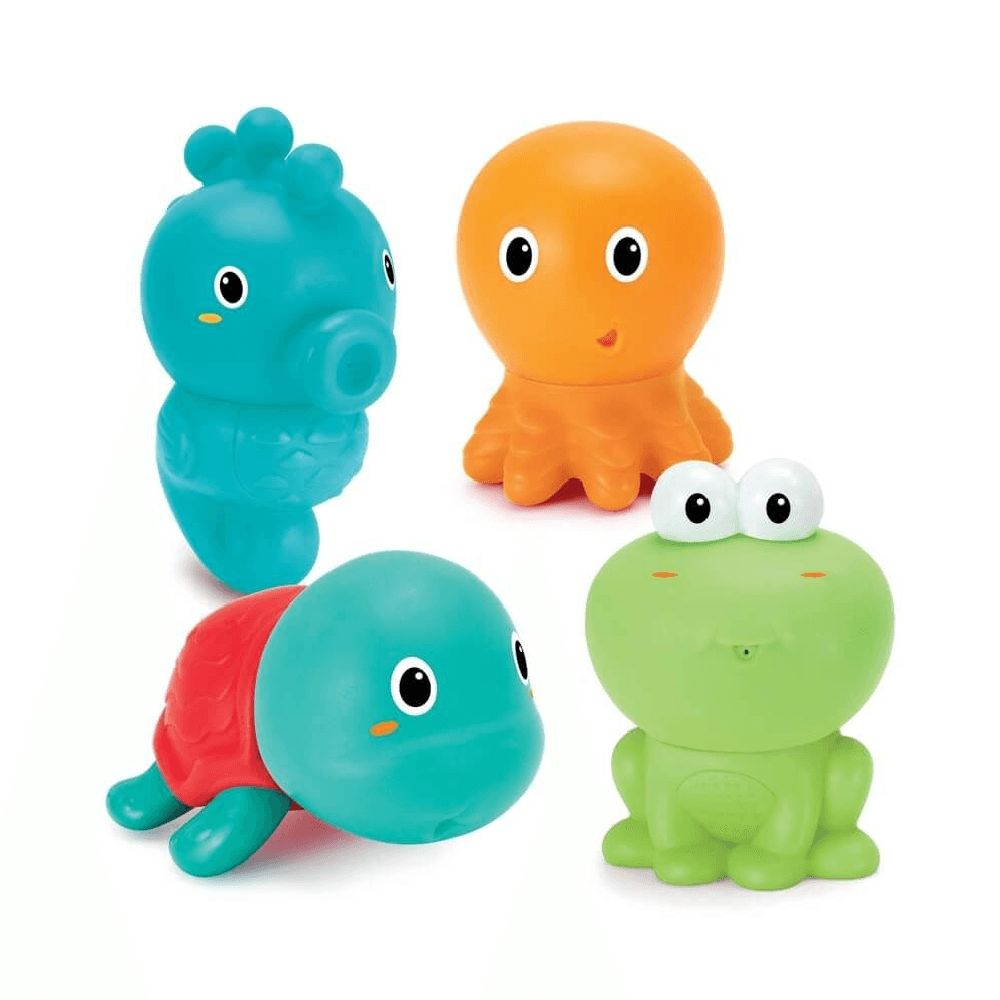 Infantino Senso Plug & Squirt Aquarium Toy 8Pcs