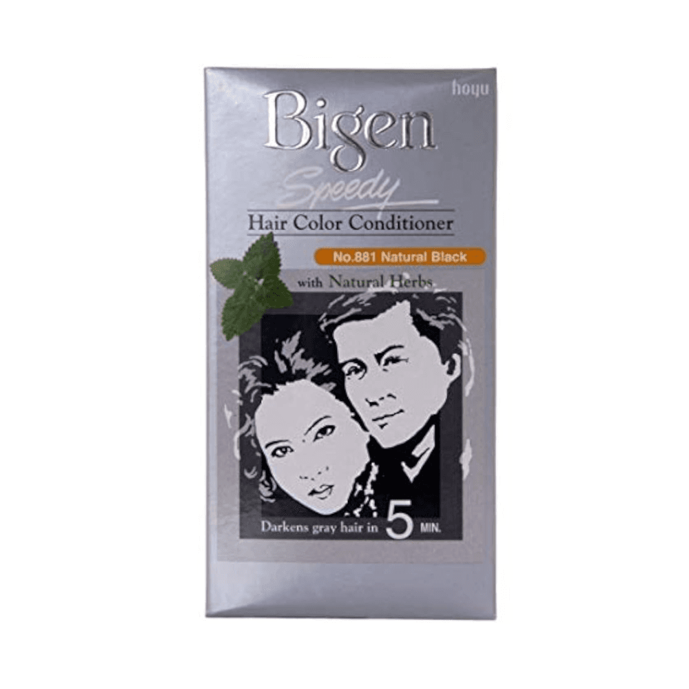 Bigen Speedy Hair Color Conditioner No.881 Natural Black 1 Packet